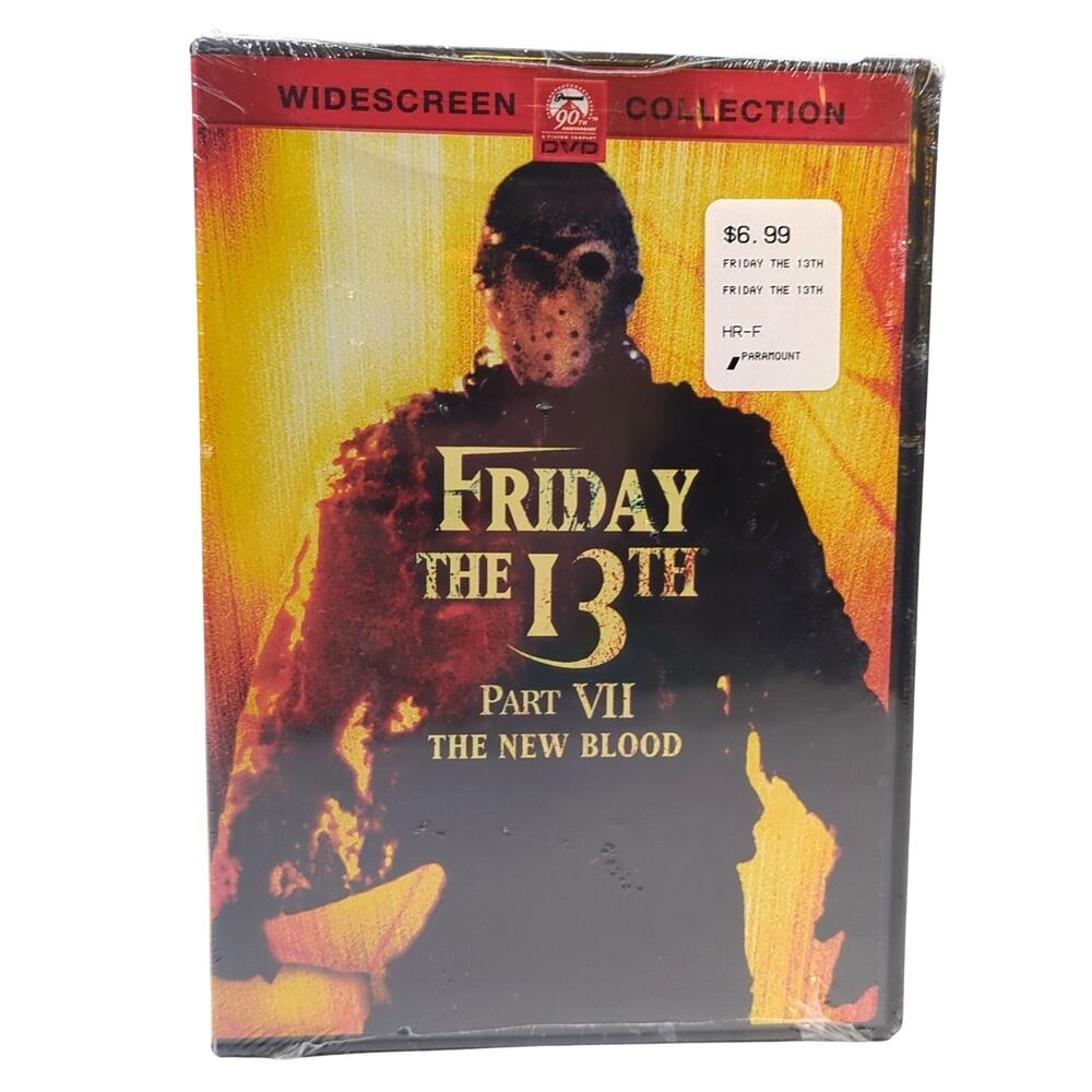 Friday the 13th Part VII New Blood DVD 1988 Brand New Sealed 2002 Release WS